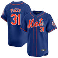 Davalo NY.Mets #31 Mike Piazza Player Royal Home Limited Stitched Jerseys