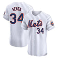 Davalo NY.Mets #34 Kodai Senga Player White Home Limited Elite Stitched Jerseys