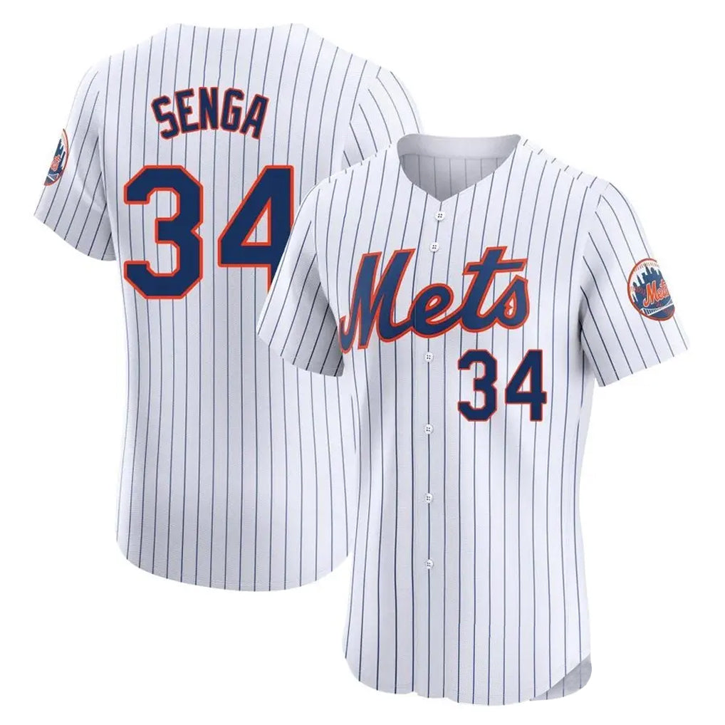 Davalo NY.Mets #34 Kodai Senga Player White Home Limited Elite Stitched Jerseys