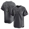 Davalo NY.Mets #3 Carson Benge Player Gray City Connect Limited Stitched Jerseys