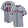 Davalo NY.Mets #41 Tom Seaver Player Gray Road Home Game Stitched Jerseys