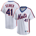 Davalo NY.Mets #41 Tom Seaver Player White Cooperstown Collection T-shirt Game Stitched Jerseys