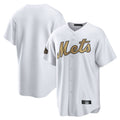 Davalo NY.Mets Blank Player Gold Road Home Game Stitched Jerseys