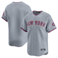 Davalo NY.Mets Blank Player Gray Road Limited Home Stitched Jerseys
