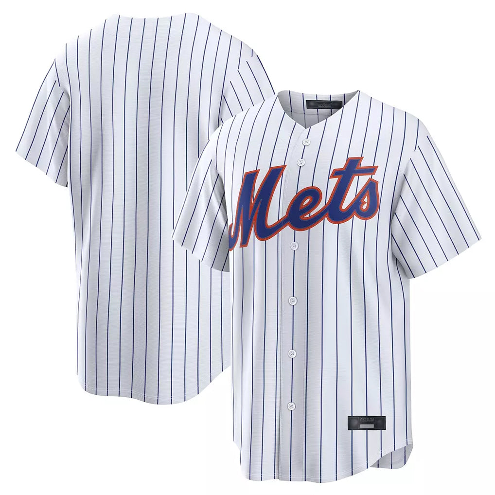 Davalo NY.Mets Blank Player White Home Limited Stitched Jerseys