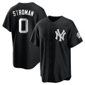 Davalo NY.Yankees #0 Marcus Stroman Player Black Game Stitched Jerseys