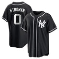 Davalo NY.Yankees #0 Marcus Stroman Player Black Out Game Home Stitched Jerseys