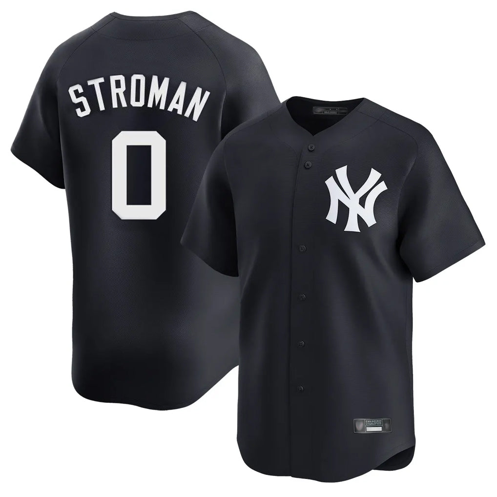 Davalo NY.Yankees #0 Marcus Stroman Player Navy Alternate Limited Home Stitched Jerseys