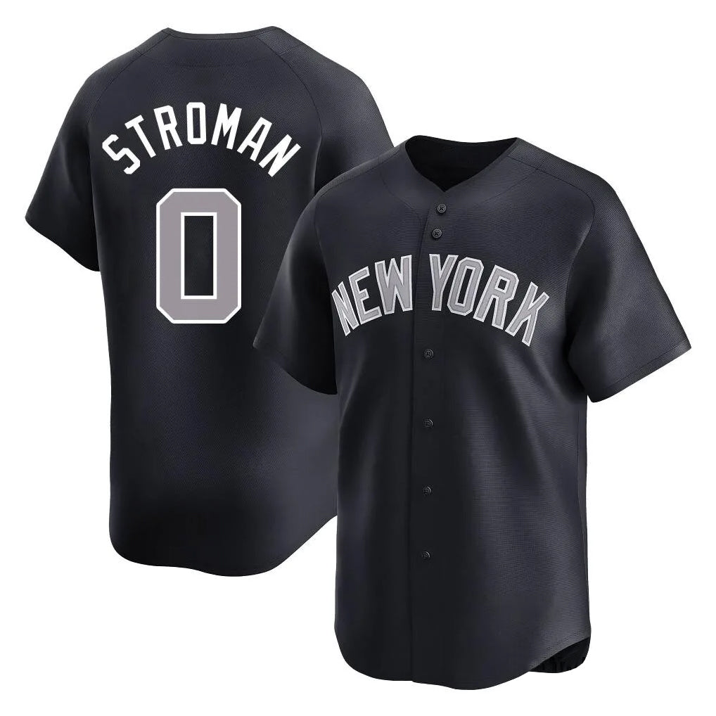 Davalo NY.Yankees #0 Marcus Stroman Player Navy Limited Home Stitched Jerseys