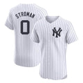 Davalo NY.Yankees #0 Marcus Stroman Player White Limited Elite Home Stitched Jerseys