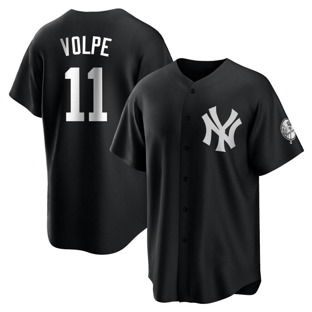 Davalo NY.Yankees #11 Anthony Volpe Player Black Game Stitched Jerseys