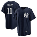 Davalo NY.Yankees #11 Anthony Volpe Player Navy Game Stitched Jerseys