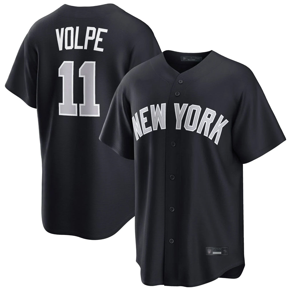 Davalo NY.Yankees #11 Anthony Volpe Player Navy Home Game Stitched Jerseys