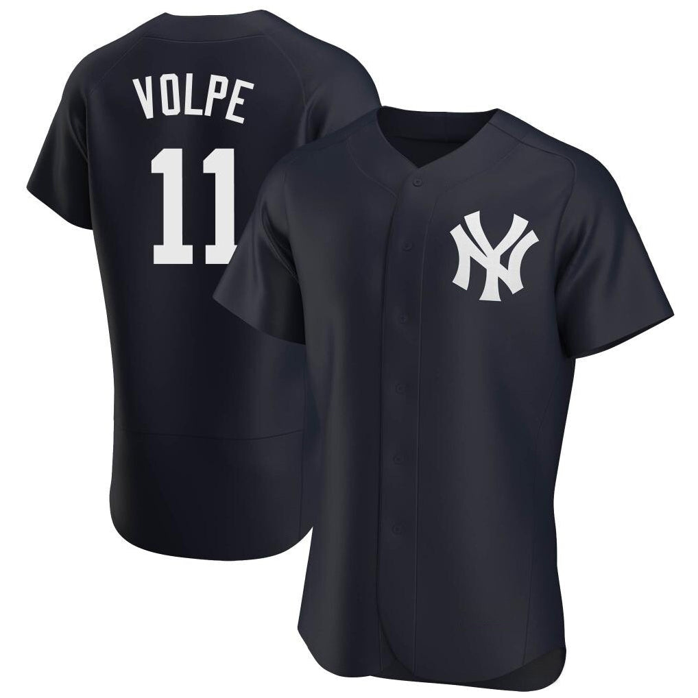 Davalo NY.Yankees #11 Anthony Volpe Player Navy Limited Elite Home Stitched Jerseys