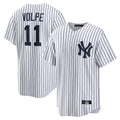 Davalo NY.Yankees #11 Anthony Volpe Player White Game Home Stitched Jerseys