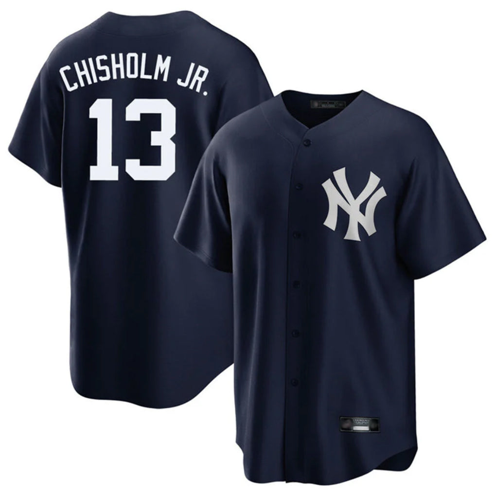 Davalo NY.Yankees #13 Jazz Chisholm Jr Player Navy Game Stitched Jerseys