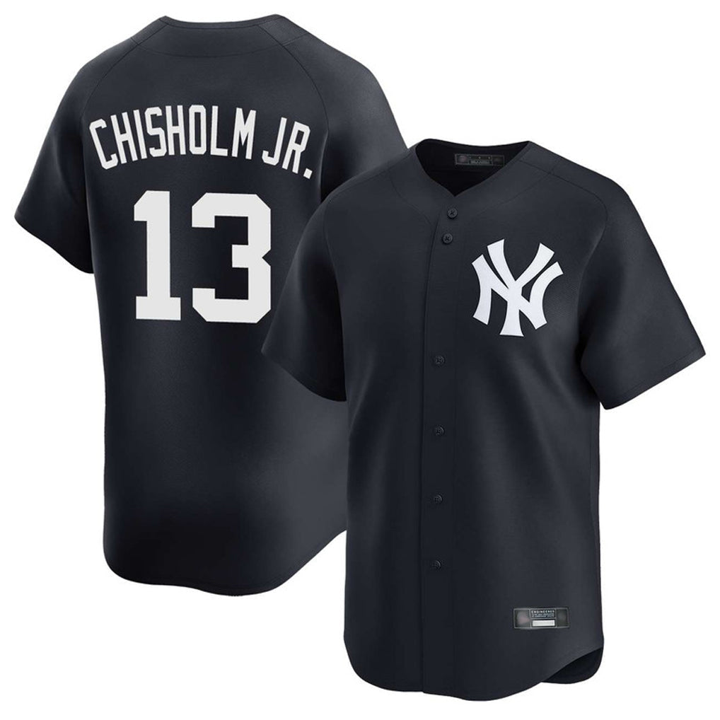 Davalo NY.Yankees #13 Jazz Chisholm Jr Player Navy Limited Game Stitched Jerseys