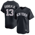 Davalo NY.Yankees #13 Jazz Chisholm Jr Player Navy Limited Home Stitched Jerseys