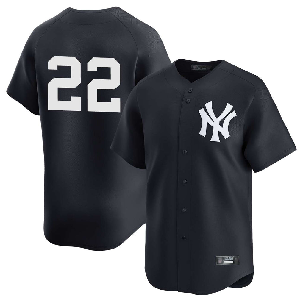 Davalo NY.Yankees #22 Ben Rice Player Navy Alternate Limited Stitched Jerseys