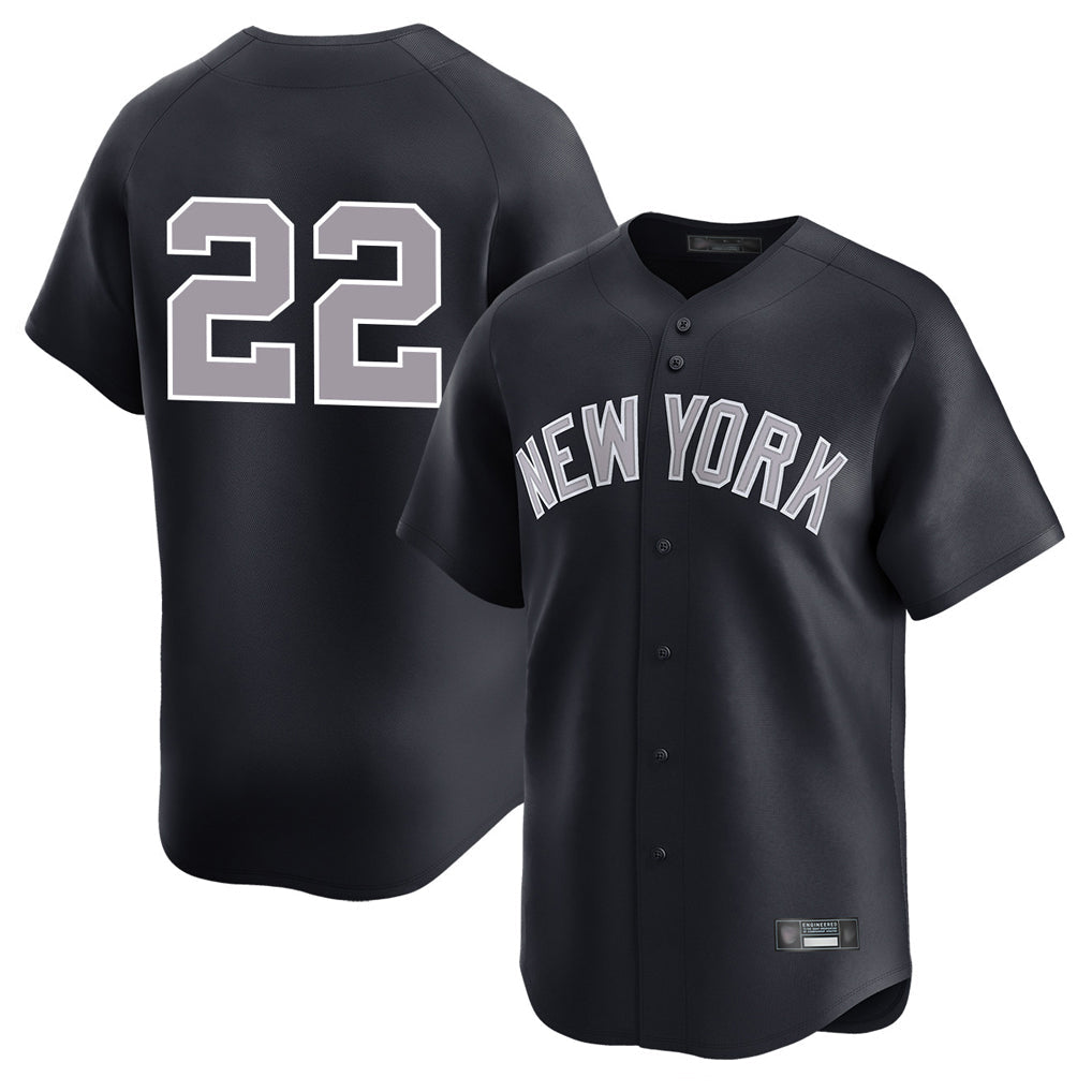 Davalo NY.Yankees #22 Ben Rice Player Navy Limited Stitched Jerseys