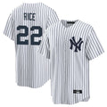 Davalo NY.Yankees #22 Ben Rice Player White Game Home Stitched Jerseys