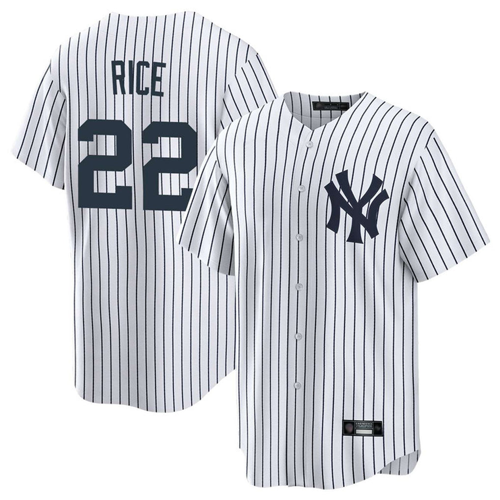Davalo NY.Yankees #22 Ben Rice Player White Game Home Stitched Jerseys