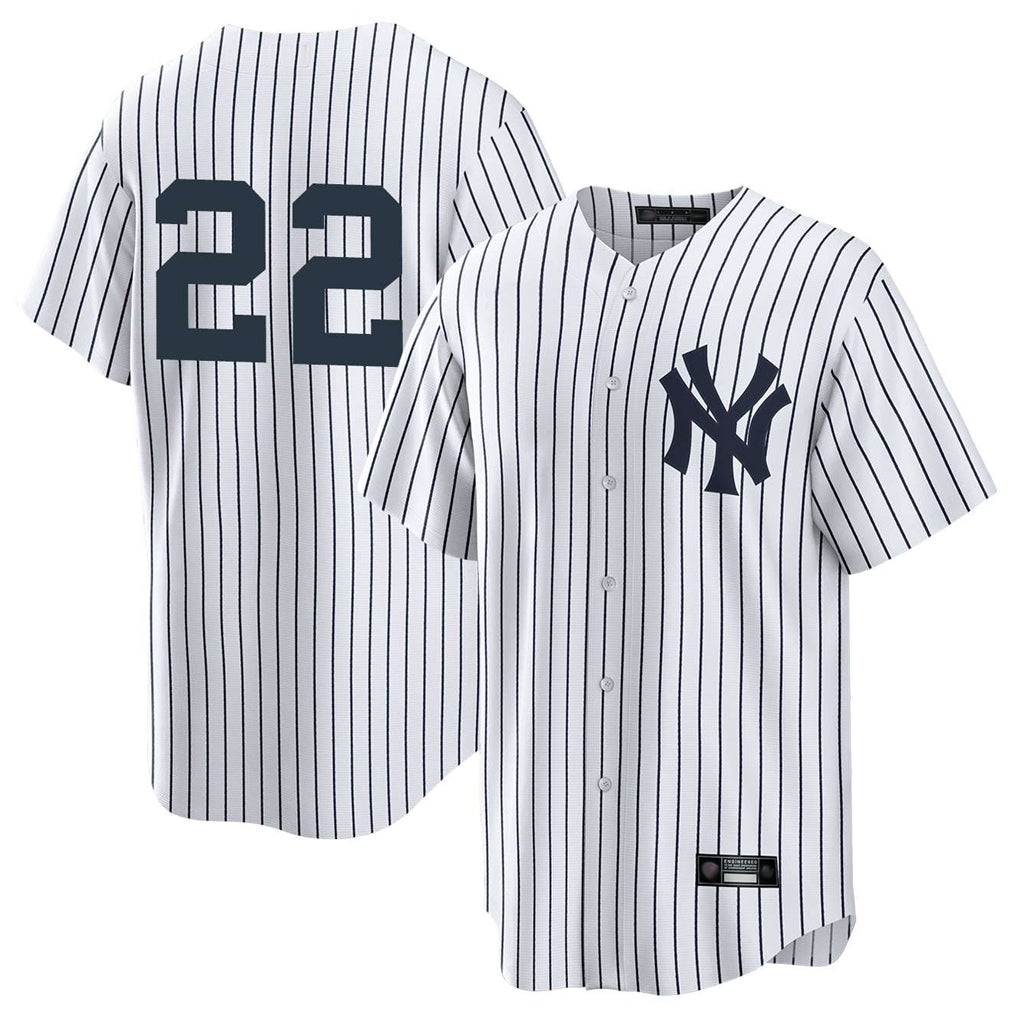 Davalo NY.Yankees #22 Ben Rice Player White Game Stitched Jerseys