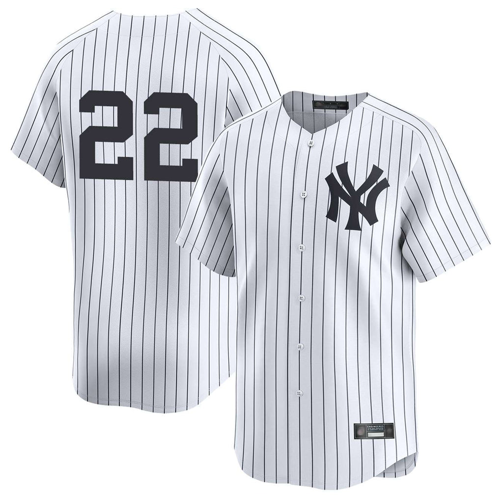 Davalo NY.Yankees #22 Ben Rice Player White Limited Stitched Jerseys