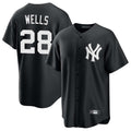 Davalo NY.Yankees #28 Austin Wells Player Black Game Home Stitched Jerseys