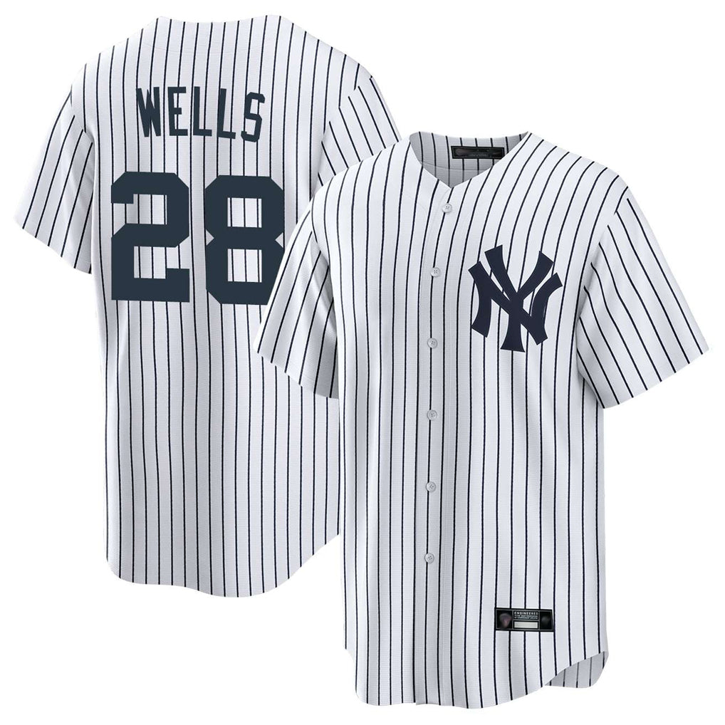 Davalo NY.Yankees #28 Austin Wells Player White Game Home Stitched Jerseys