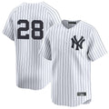 Davalo NY.Yankees NY.Yankees #28 Austin Wells Player White Limited Stitched Jerseys