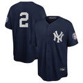 Davalo NY.Yankees #2 Derek Jeter Player Navy 2020 Hall of Fame Induction Limited Stitched Jerseys