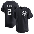 Davalo NY.Yankees #2 Derek Jeter Player Navy Limited Home Stitched Jerseys