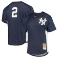 Davalo NY.Yankees #2 Derek Jeter Player Navy Mitchell & Ness Limited Stitched Jerseys