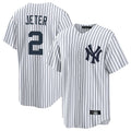 Davalo NY.Yankees #2 Derek Jeter Player White Game Home Stitched Jerseys