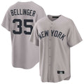Davalo NY.Yankees #35 Cody Bellinger Player Gray Game Home Stitched Jerseys