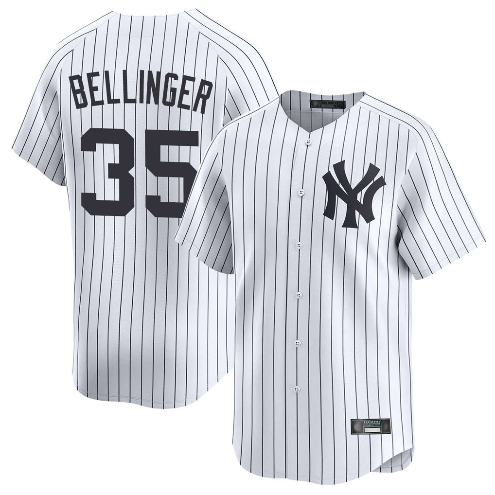 Davalo NY.Yankees #35 Cody Bellinger Player White Limited Home Stitched Jerseys