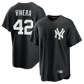 Davalo NY.Yankees #42 Mariano Rivera Player Black Game Stitched Jerseys