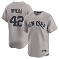 Davalo NY.Yankees #42 Mariano Rivera Player Gray Limited Home Stitched Jerseys