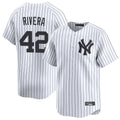 Davalo NY.Yankees #42 Mariano Rivera Player White Limited Home Stitched Jerseys