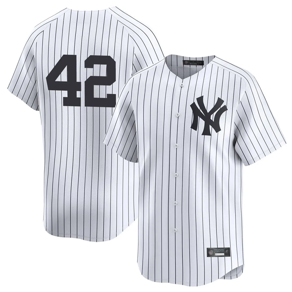 Davalo NY.Yankees #42 Mariano Rivera Player White Limited Stitched Jerseys