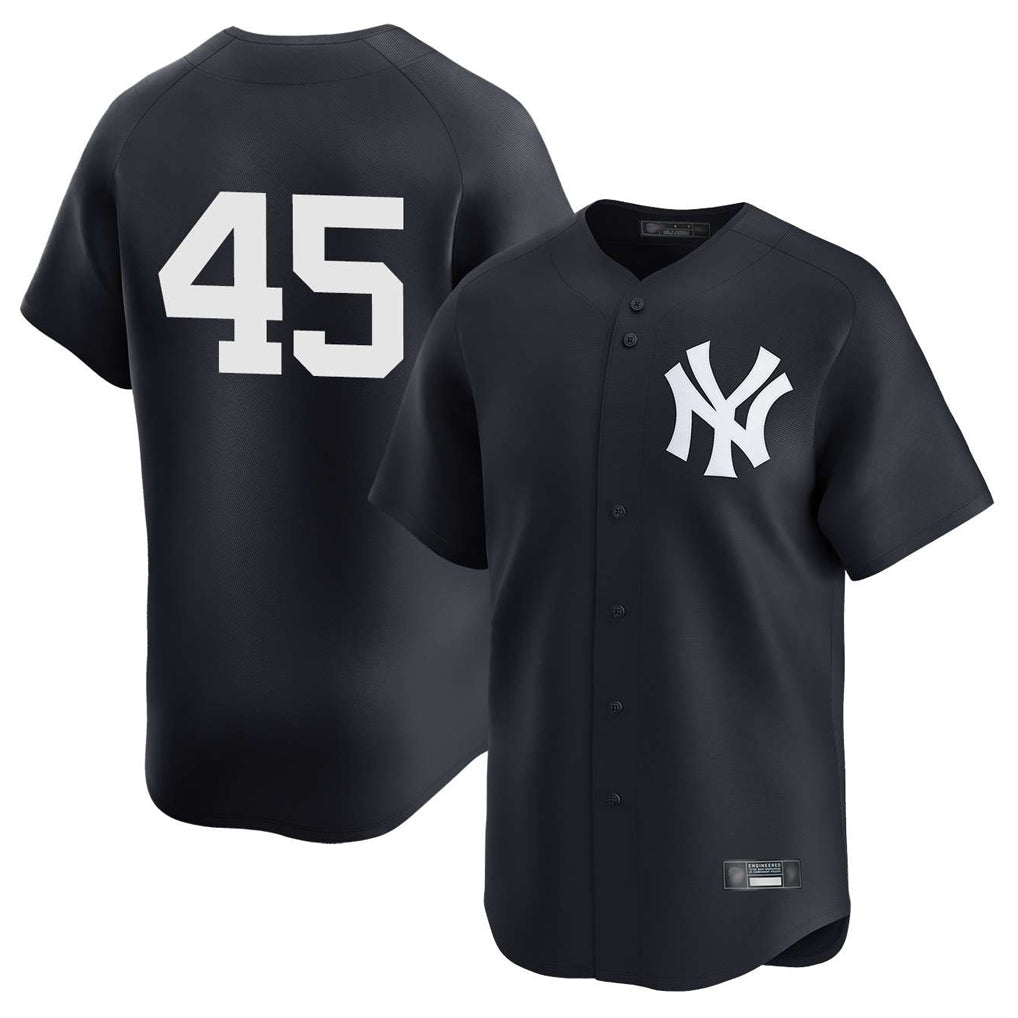 Davalo NY.Yankees #45 Gerrit Cole Player Navy Limited Home Stitched Jerseys