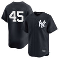 Davalo NY.Yankees #45 Gerrit Cole Player Navy Limited Home Stitched Jerseys