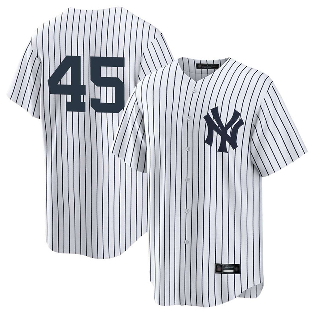 Davalo NY.Yankees #45 Gerrit Cole Player White Game Home Stitched Jerseys
