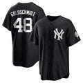 Davalo NY.Yankees #48 Paul Goldschmidt Player Black Game Stitched Jerseys