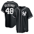 Davalo NY.Yankees #48 Paul Goldschmidt Player Black Out Game Home Stitched Jerseys