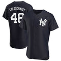 Davalo NY.Yankees #48 Paul Goldschmidt Player Navy Limited Elite Home Stitched Jerseys