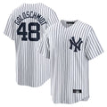 Davalo NY.Yankees #48 Paul Goldschmidt Player White Game Home Stitched Jerseys