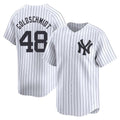 Davalo NY.Yankees #48 Paul Goldschmidt Player White Limited Stitched Jerseys