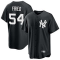Davalo NY.Yankees #54 Max Fried Player Black Game Stitched Jerseys